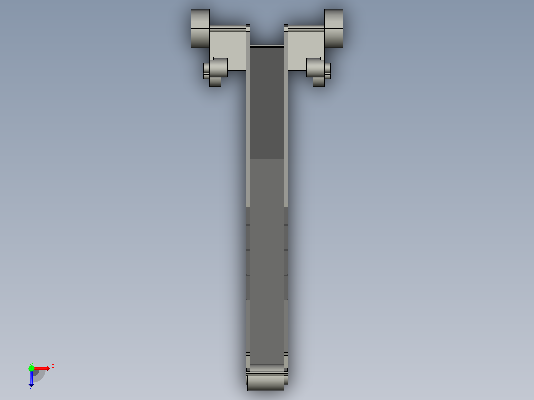 B-1200型移动运输机俯视图