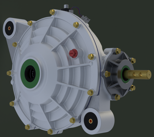 自动接合前差速集线器设计模型设备3D模型缩略图