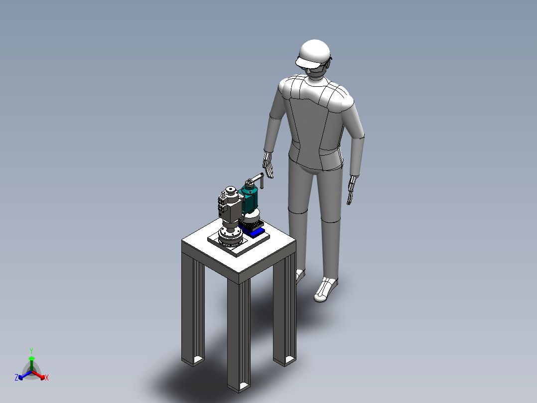 小型整流正等轴测图