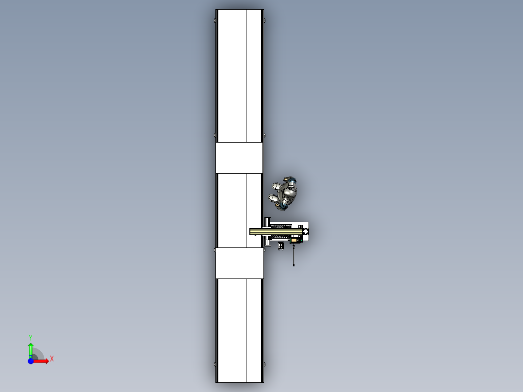 装套专机前视图