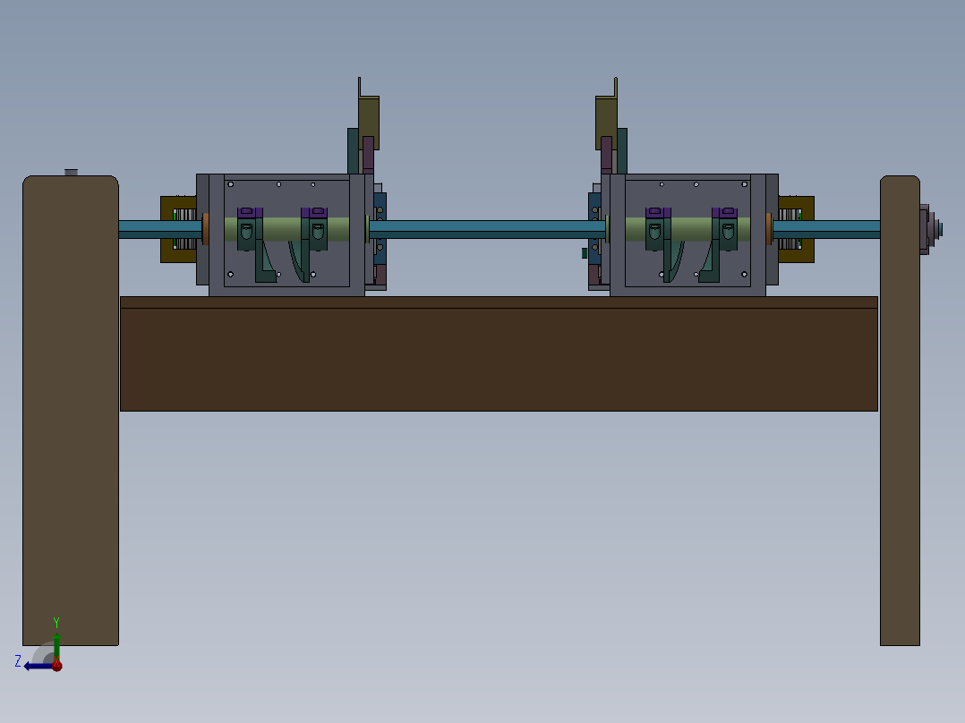 E113 管子自动倒角机右视图