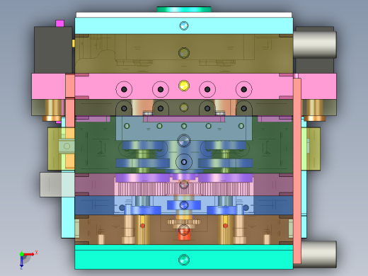 全3D螺纹模具c俯视缩略图