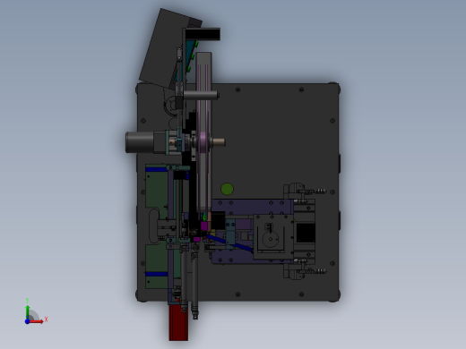 全自动插针机3D图纸弹夹式自动插针机前视缩略图