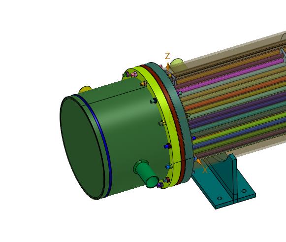 卧式容积式水水换热器