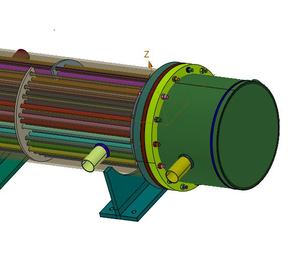 卧式容积式水水换热器
