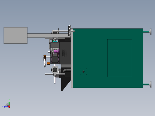 日系六头全自动音圈绕线机3D模型右视缩略图