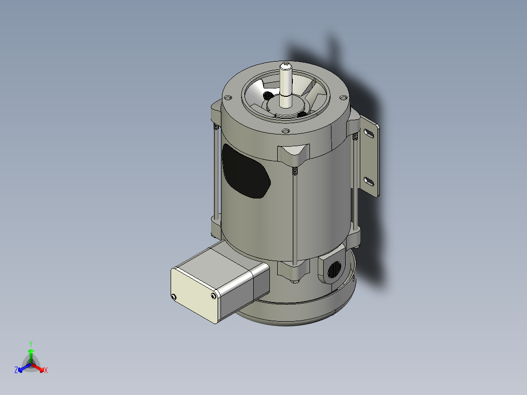 直流电动机与3d打印接线盒