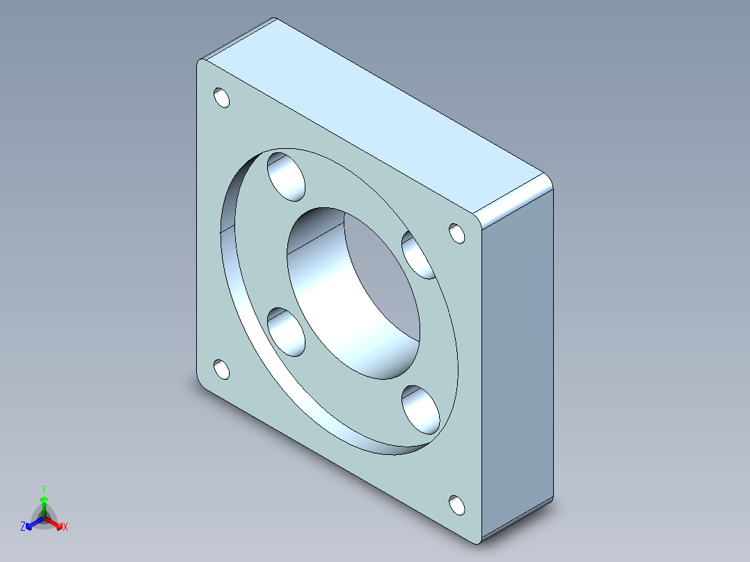 模组KK-60-F6 松下200W电机板.STEP正等轴测图
