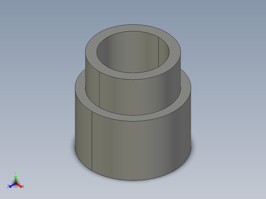 船舶管路系统SeaCor_ReducerCoupling_SxS_37J129251_2in x 1.5in主视图