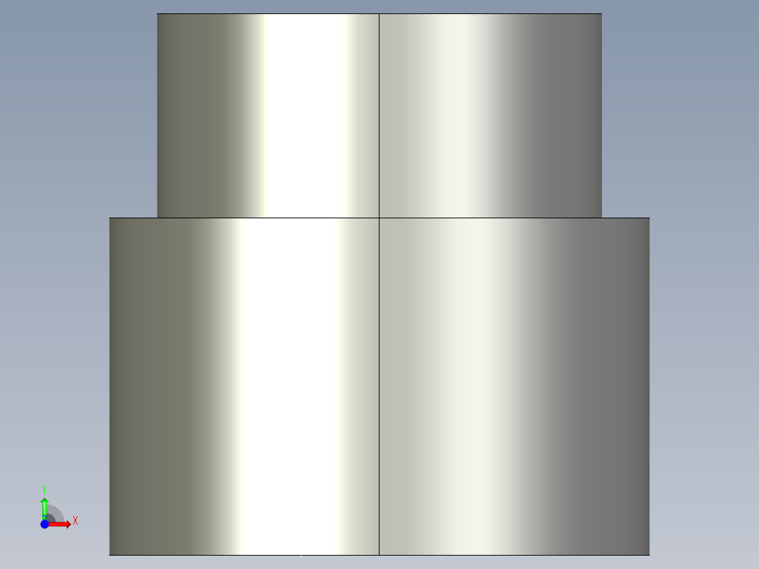 船舶管路系统SeaCor_ReducerCoupling_SxS_37J129251_2in x 1.5in前视图