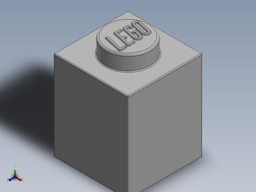 乐高套装 4421基本积木-300501 White Brick 1 x 1.SLDPRT