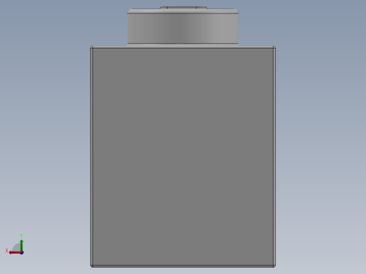 乐高套装 4421基本积木-300501 White Brick 1 x 1.SLDPRT后视缩略图