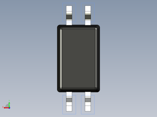 光电元件封装-SSOP-4-BK后视缩略图