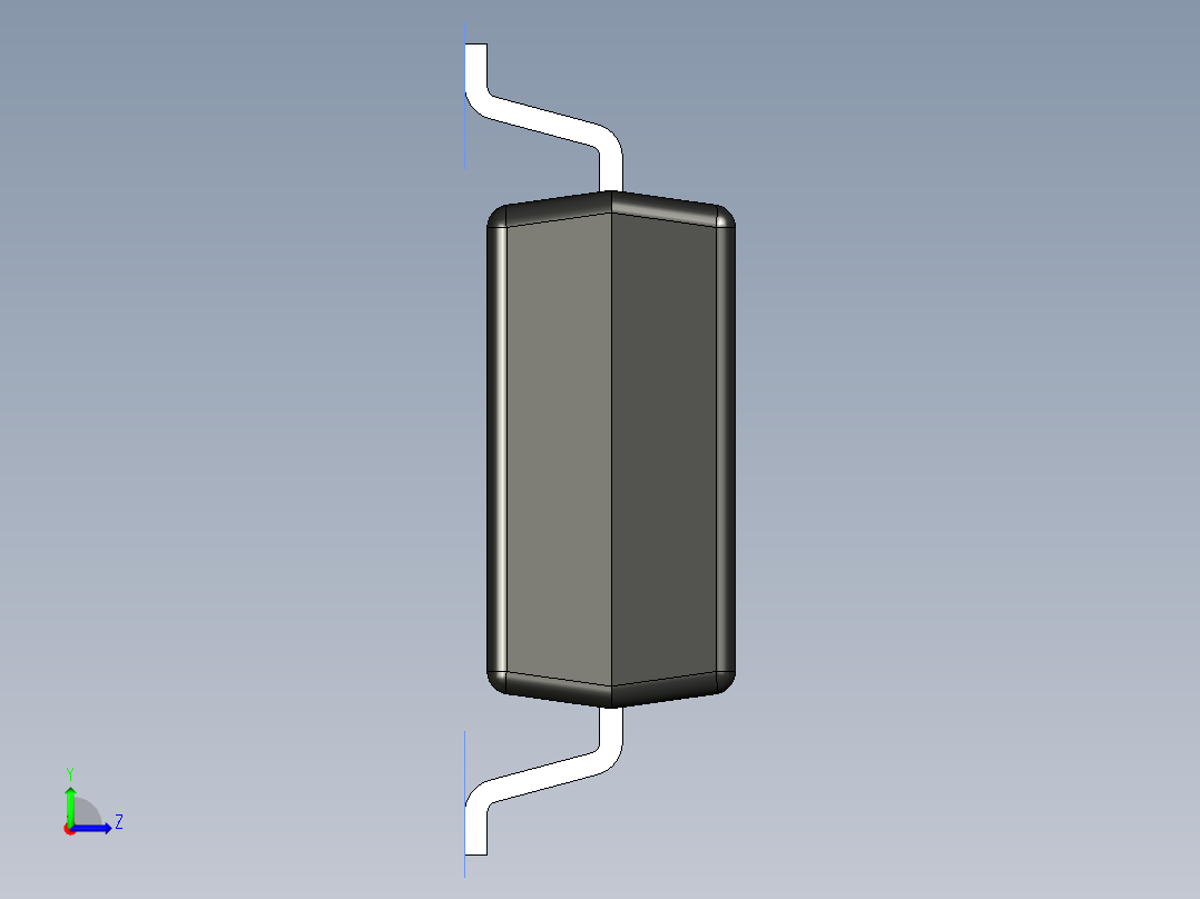 光电元件封装-SSOP-4-BK左视图