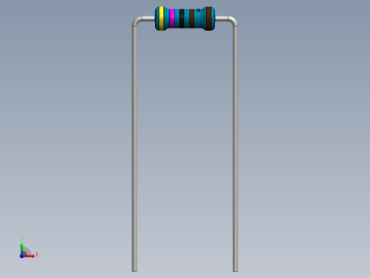 电容器 二极管 电阻器-Resistor 4.7K Ohm Blue前视缩略图