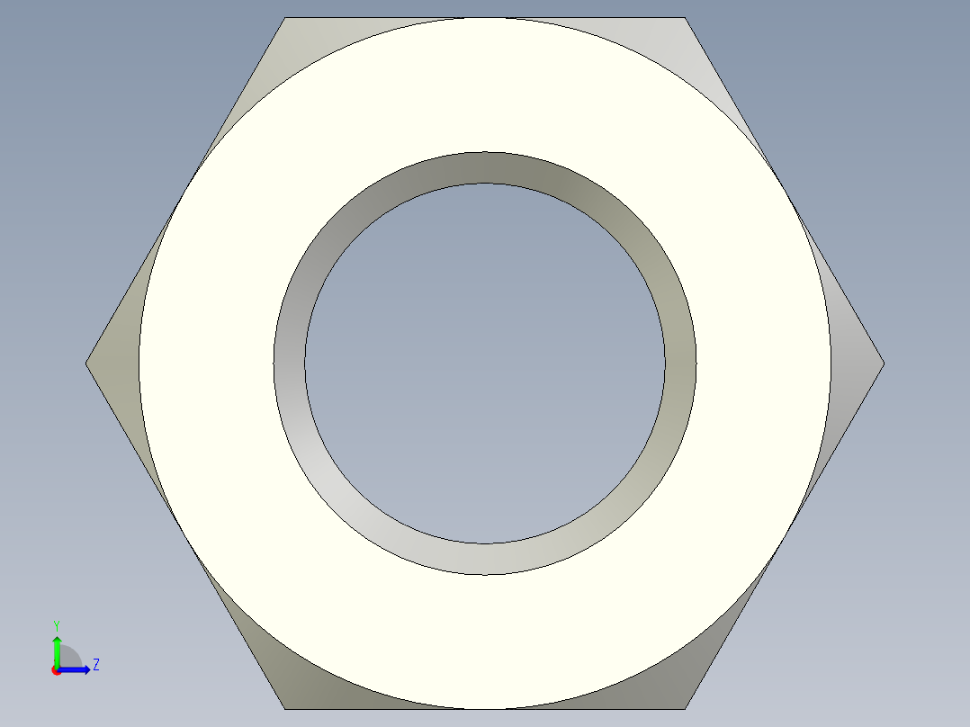 螺母-Nut_M11-5-18-45-0.stp左视图