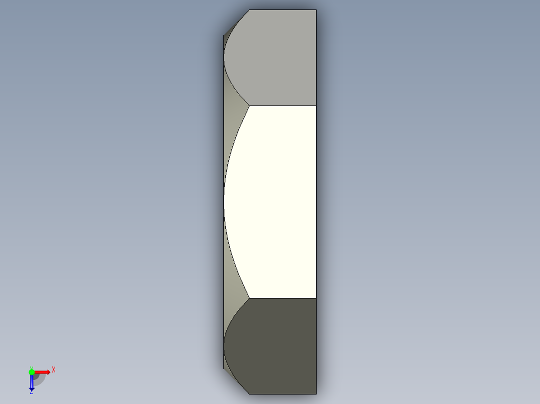 螺母-Nut_M11-5-18-45-0.stp俯视图