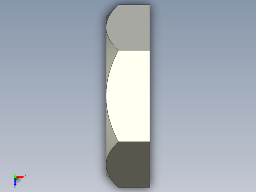 螺母-Nut_M11-5-18-45-0.stp俯视缩略图