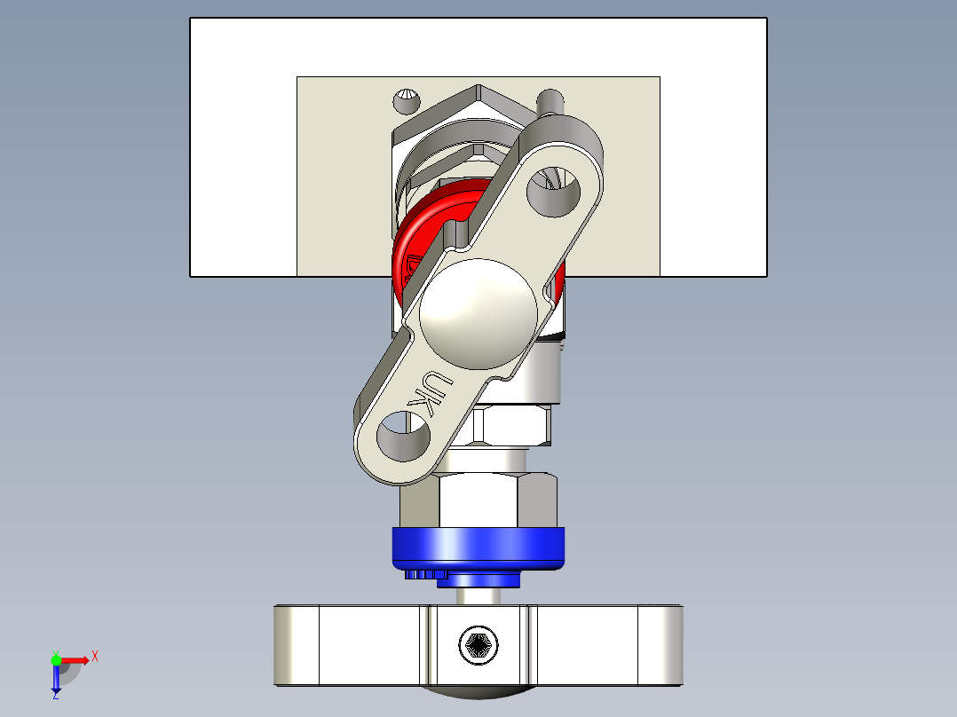 帕克双阀歧管俯视图