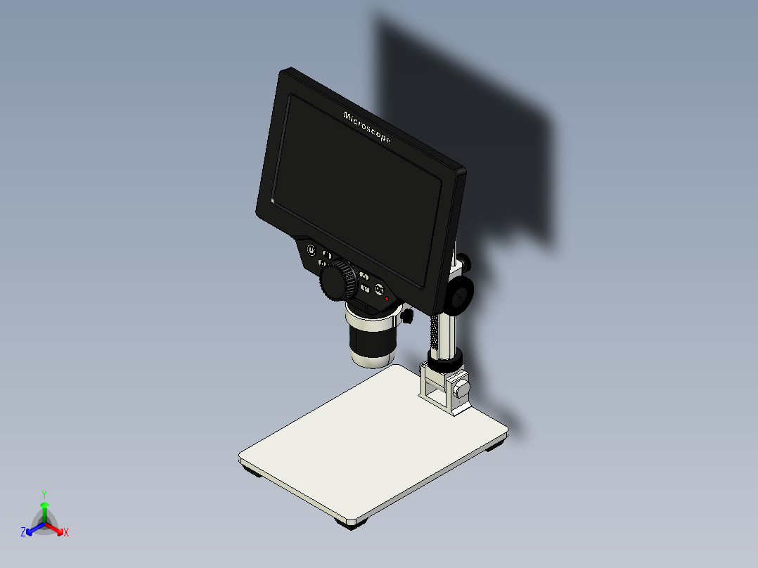 数码显微镜主视图