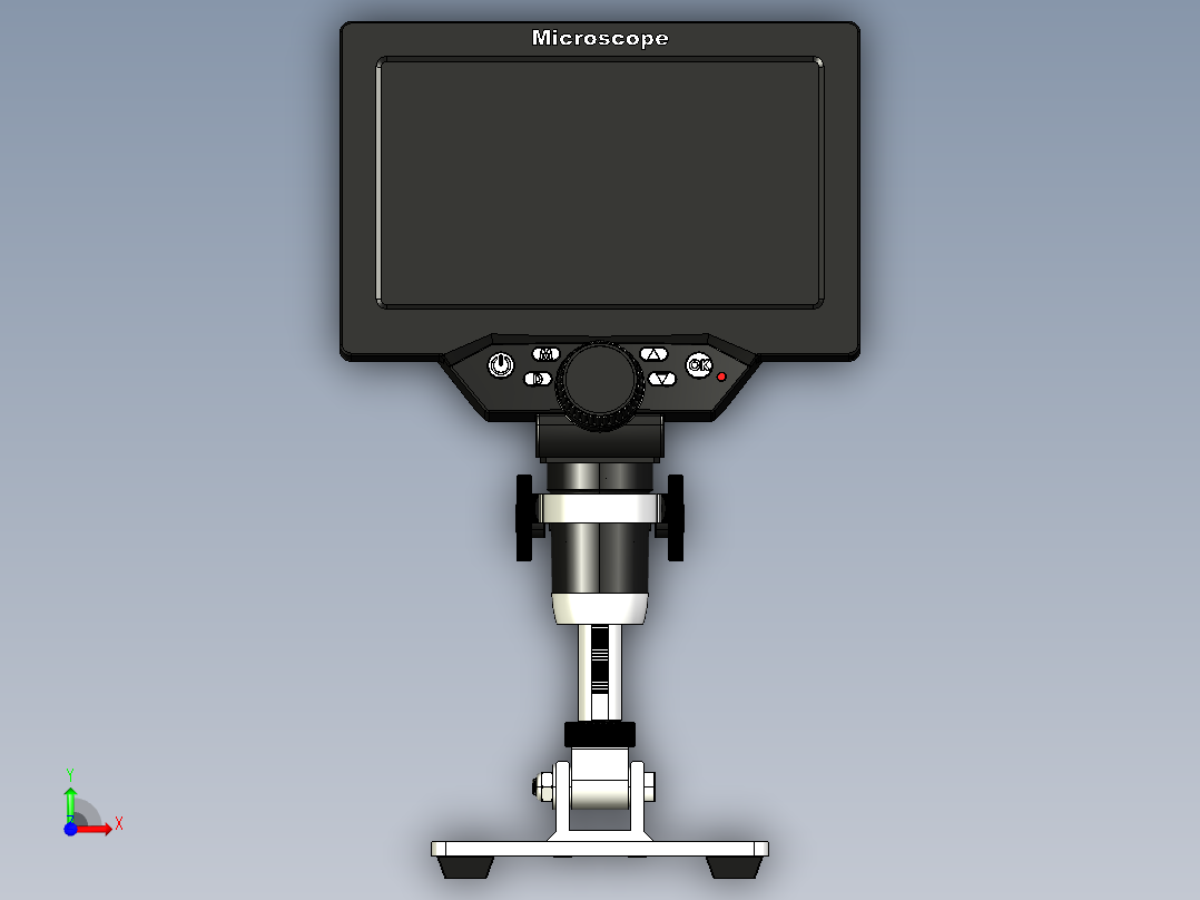 数码显微镜前视图