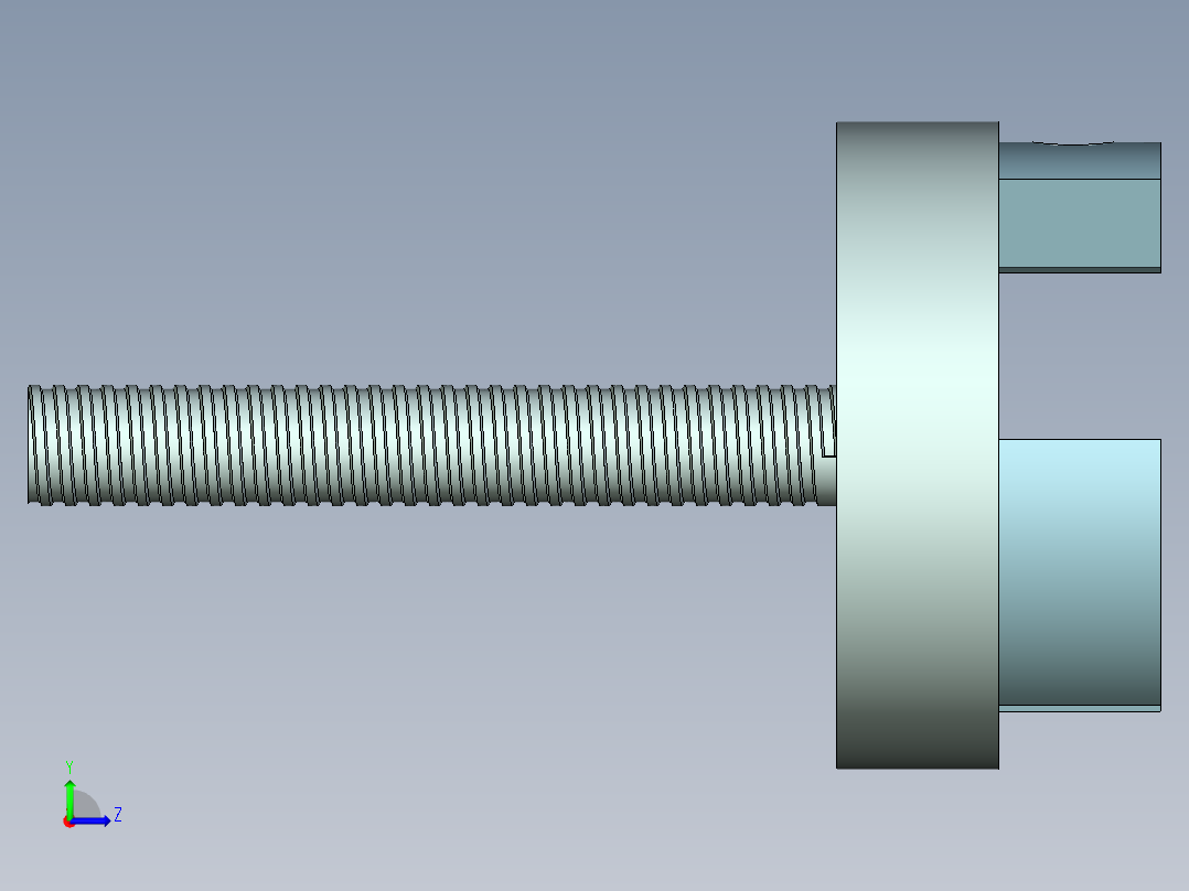 车床老式左视图