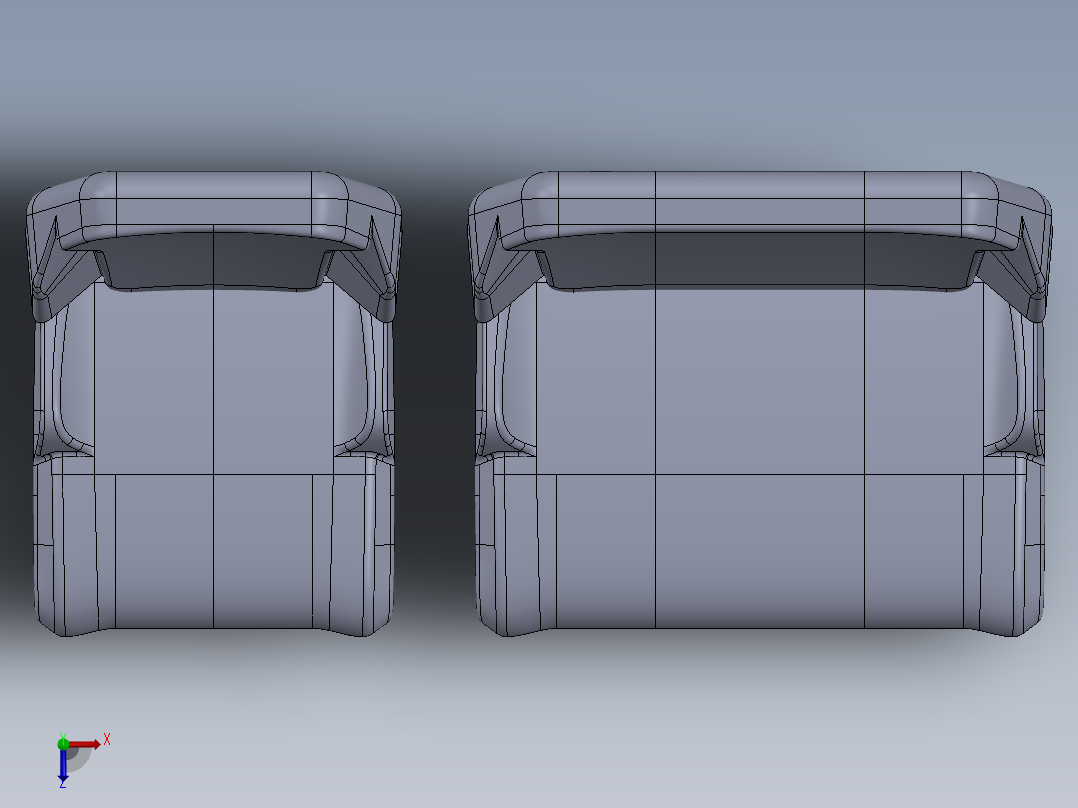 汽车座椅 (32)俯视图