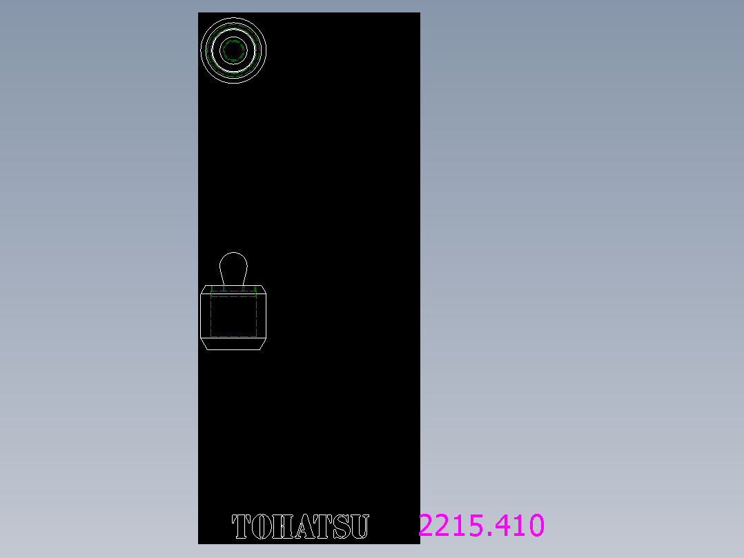 側向式定位柱(鋼材梢、有膠封)2215-2D多系列多零件图纸模型