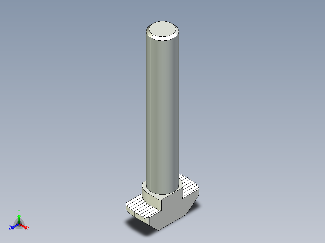 型材-BR M8X50 TBOLT 3842528727正等轴测图
