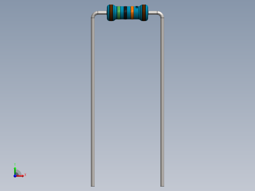 电容器 二极管 电阻器-Resistor 150K Ohm Blue前视缩略图