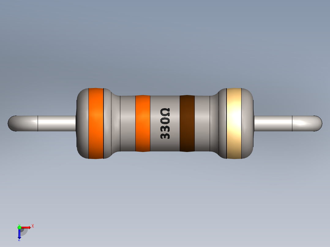 电容器 二极管 电阻器-Resistor 330 Ohm