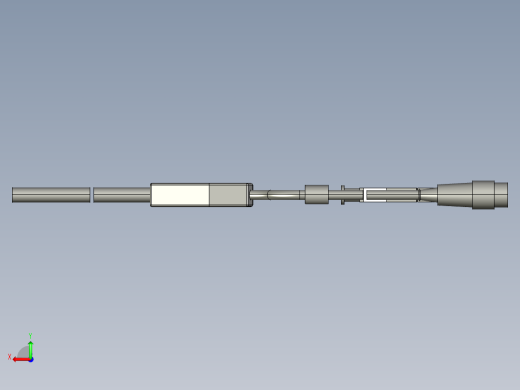 基恩士SR-600(HA)_610_hedcable_kc图纸模型后视缩略图