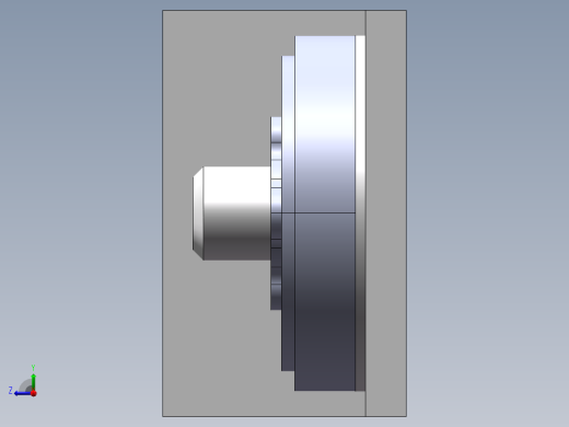 端盖零件的机械加工工艺规程及工艺装备设计右视缩略图