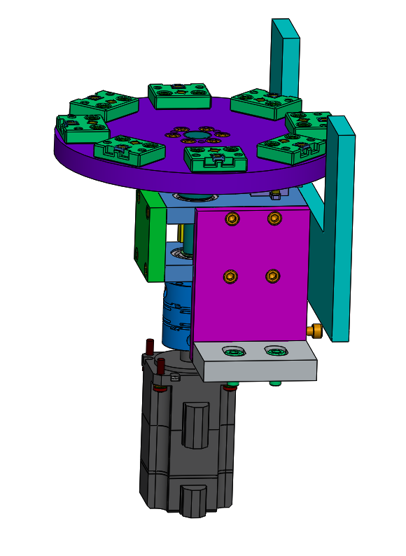 自动检测电机设备（sw18可编辑+工程图+BOM）