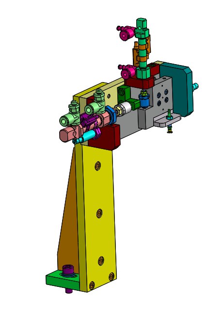 自动检测电机设备（sw18可编辑+工程图+BOM）