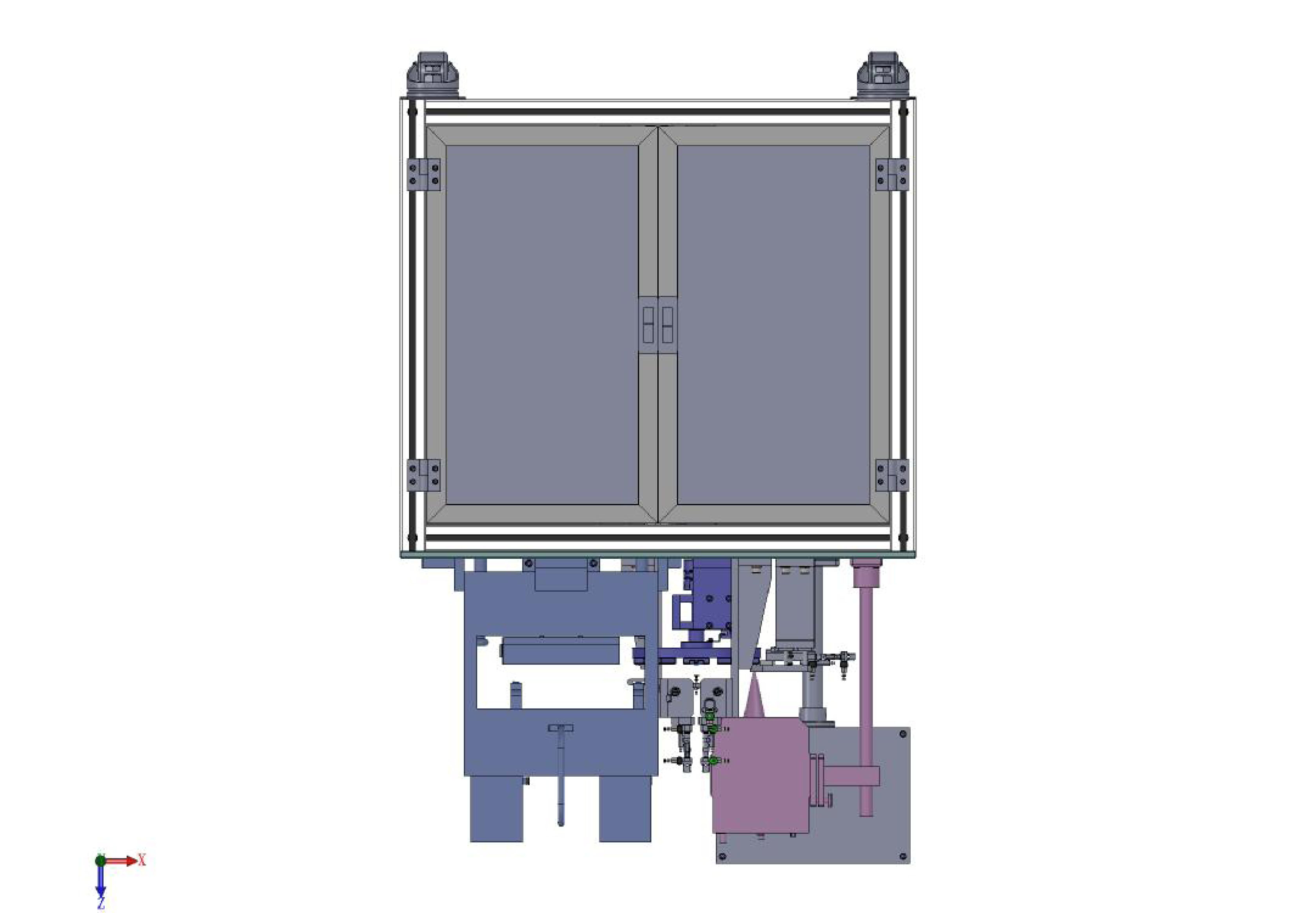 自动检测电机设备（sw18可编辑+工程图+BOM）