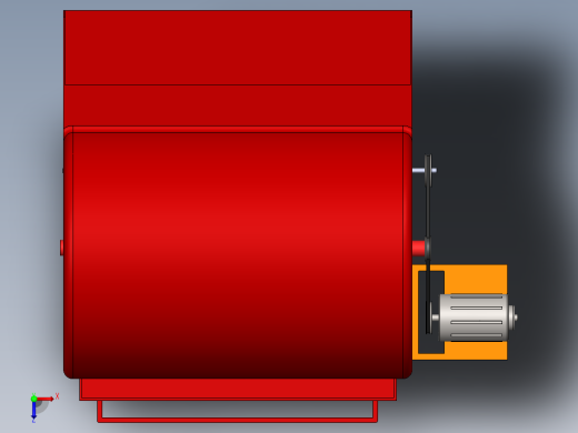 谷物脱粒机sw15俯视缩略图