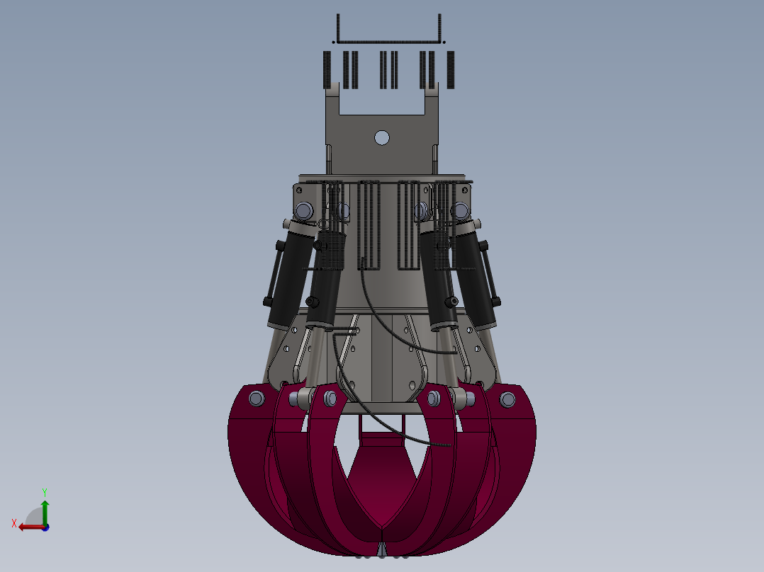 机械抓手3后视图