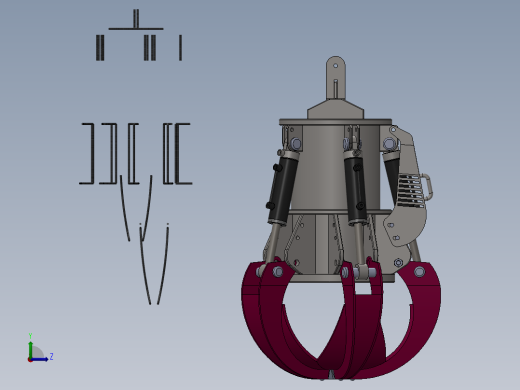 机械抓手3左视缩略图