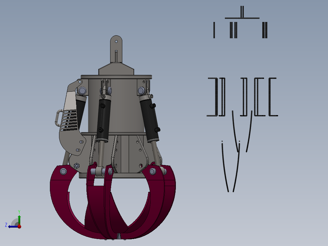 机械抓手3右视图