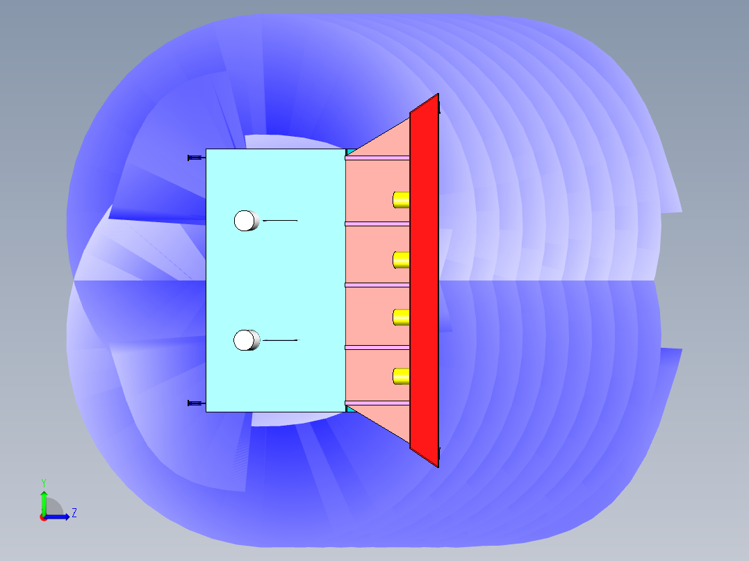 B2004017-双螺纹清洗器左视图