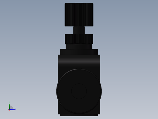 公制管道型节流阀 亿日 ESA4左视缩略图