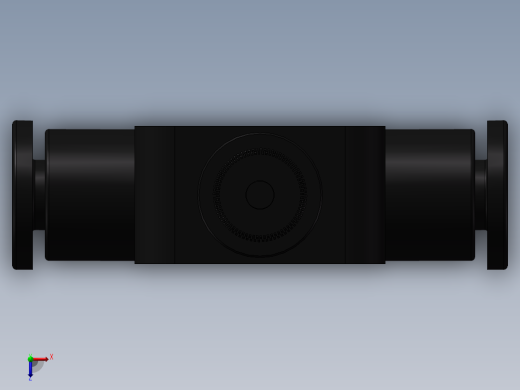 公制管道型节流阀 亿日 ESA4俯视缩略图