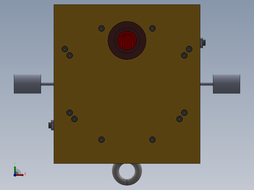 注塑模具、模具(44)前视图