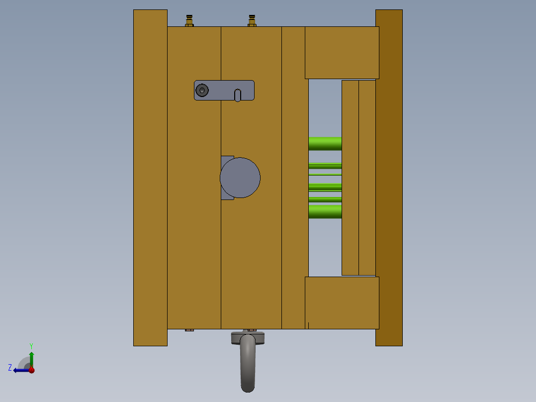 注塑模具、模具(44)右视图