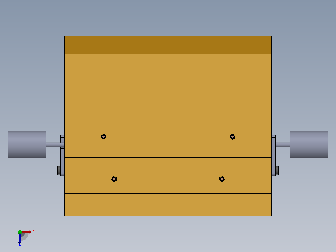 注塑模具、模具(44)俯视图
