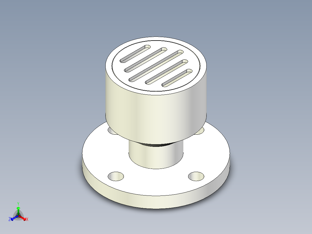 YBS型漏水口-DN40正等轴测图