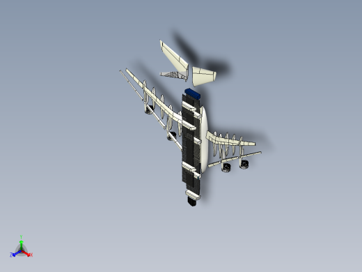 B2004162-空客A380后视缩略图