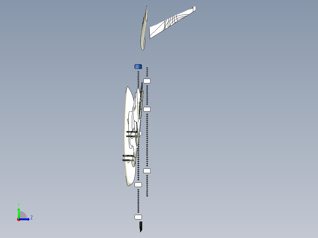 B2004162-空客A380左视图