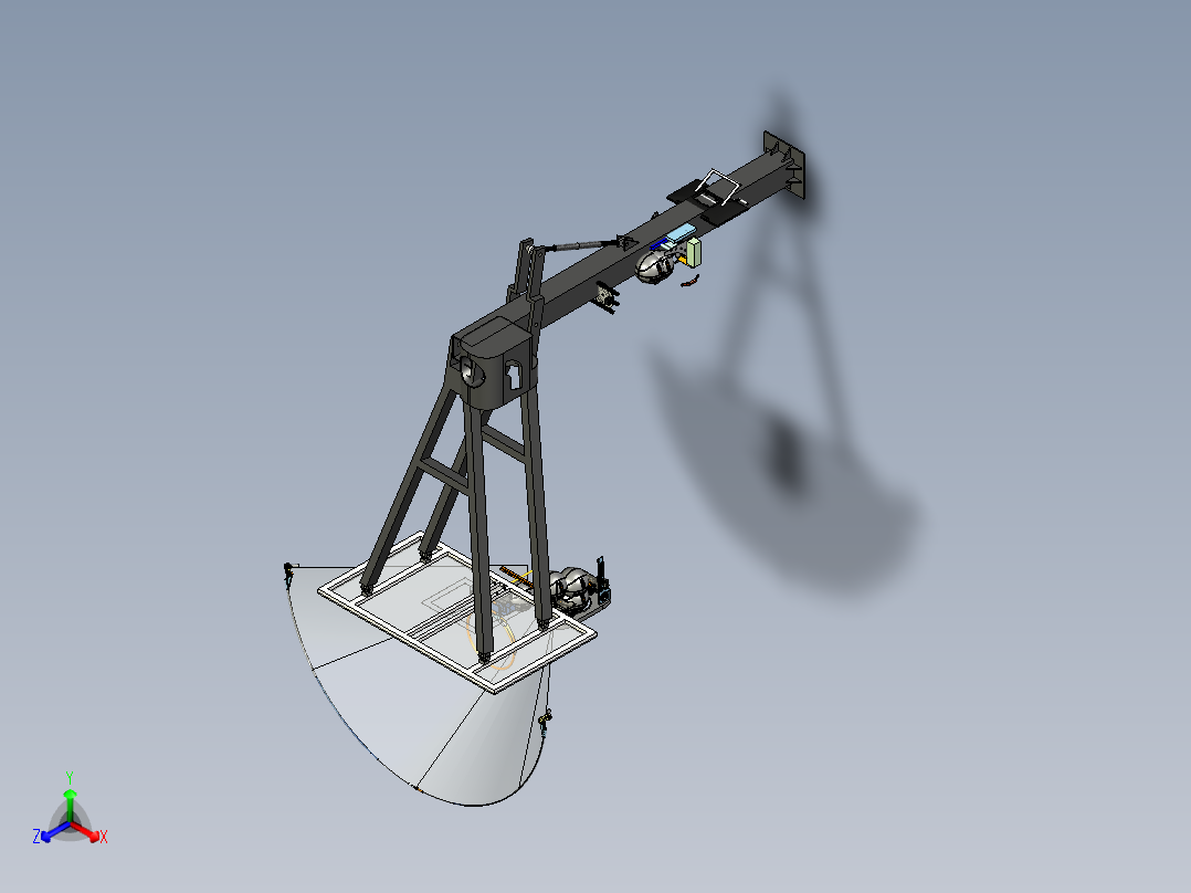 投篮训练机设计模型 1687186主视图
